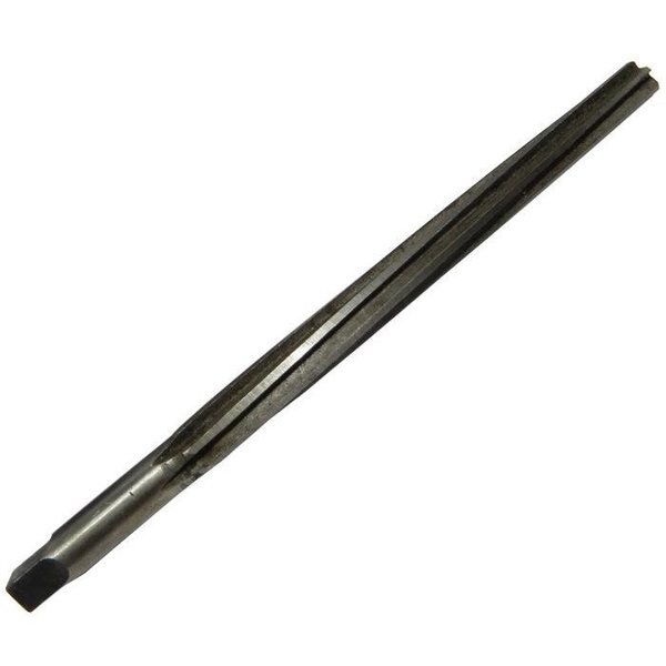 Qualtech Taper Pipe Reamer, 1532 to 1332 Diameter, 14 Size, 2716 Overall Length, Round Shank, Straigh DWRTPR1/4